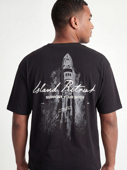 JCOETERNA SCRIPT BACK PRINT TEE SS PLS