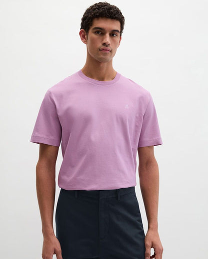 MARC O'POLO Baumwoll-Shirt mit Logo-Emblem