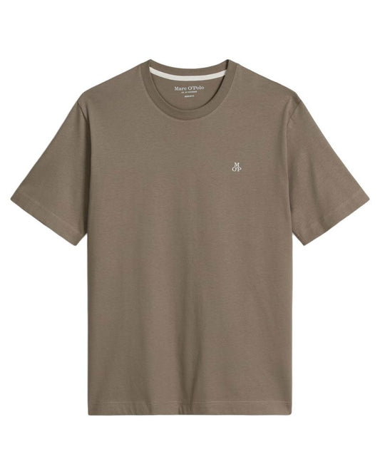 MARC O'POLO Baumwoll-Shirt mit Logo-Emblem