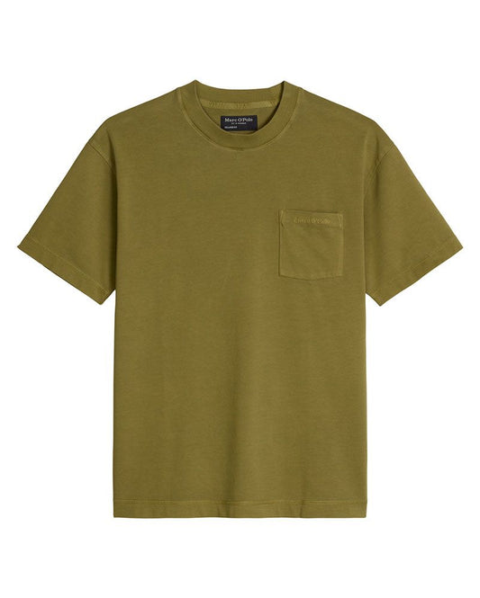 MARC O'POLO Heavy-Jersey T-Shirt mit Brusttasche