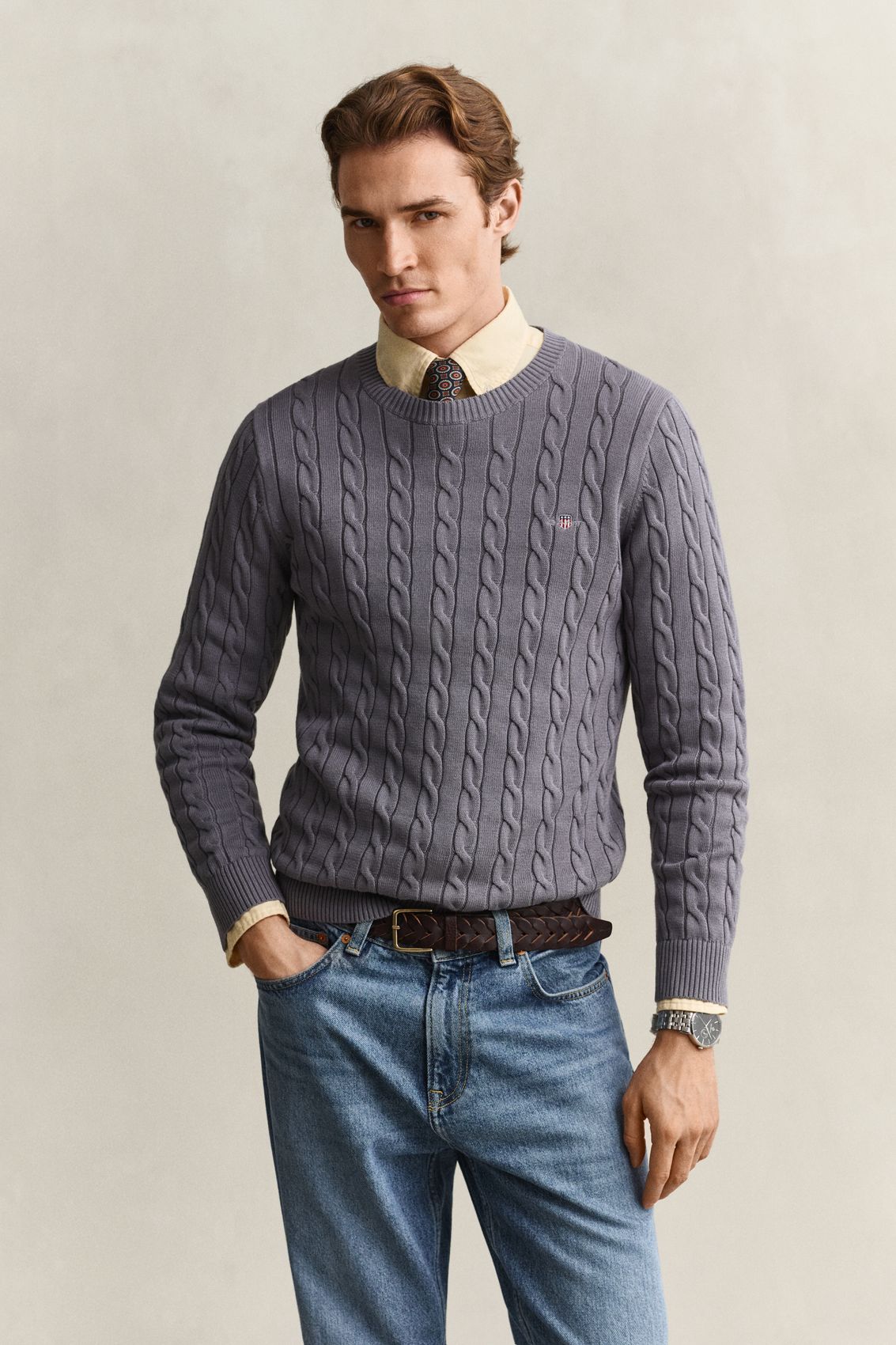 GANT Classic Zopfstrickpullover