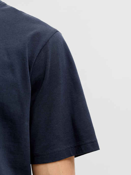 JACK & JONES JJEDENVER LOGO TEE SS O-NECK SN PLS