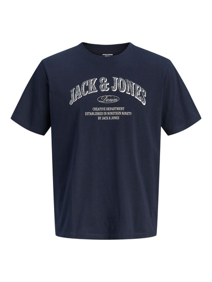 JACK & JONES JJEDENVER LOGO TEE SS O-NECK SN PLS