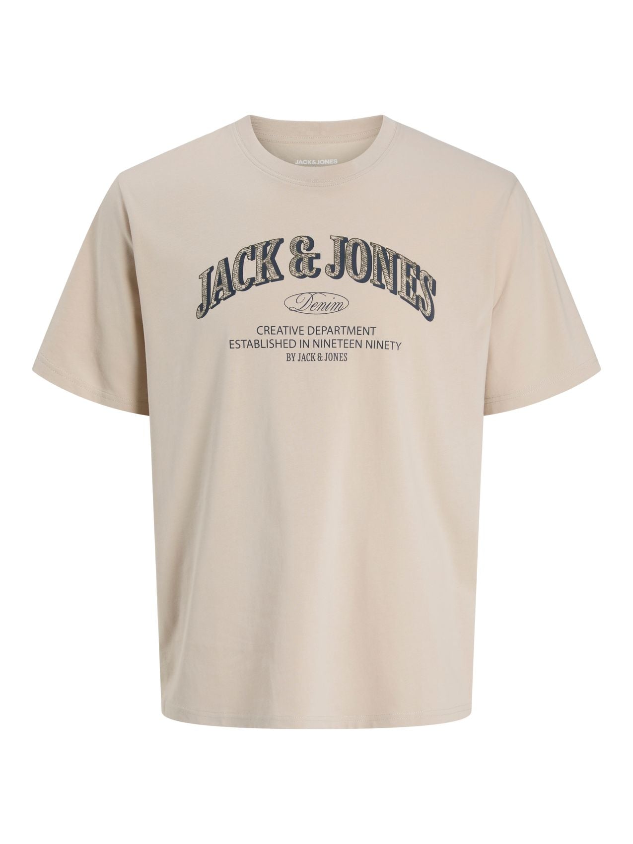 JACK & JONES JJEDENVER LOGO TEE SS O-NECK SN PLS