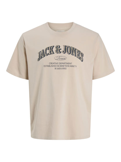 JACK & JONES JJEDENVER LOGO TEE SS O-NECK SN PLS