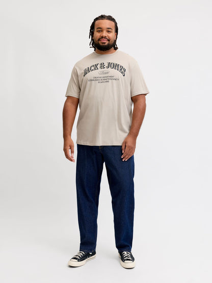 JACK & JONES JJEDENVER LOGO TEE SS O-NECK SN PLS