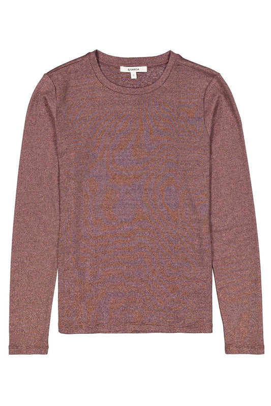 GARCIA Langarmshirt mit Glitzer XXL