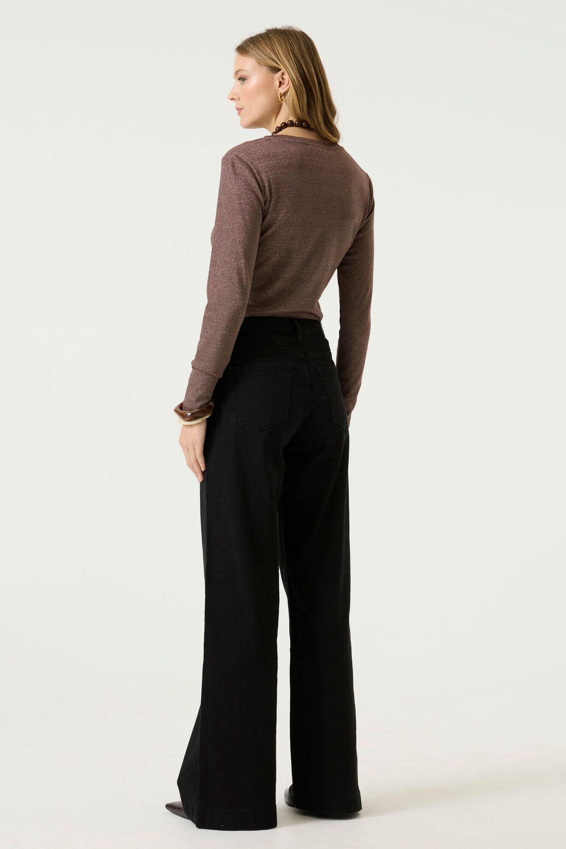 Langarmshirt mit Glitzer