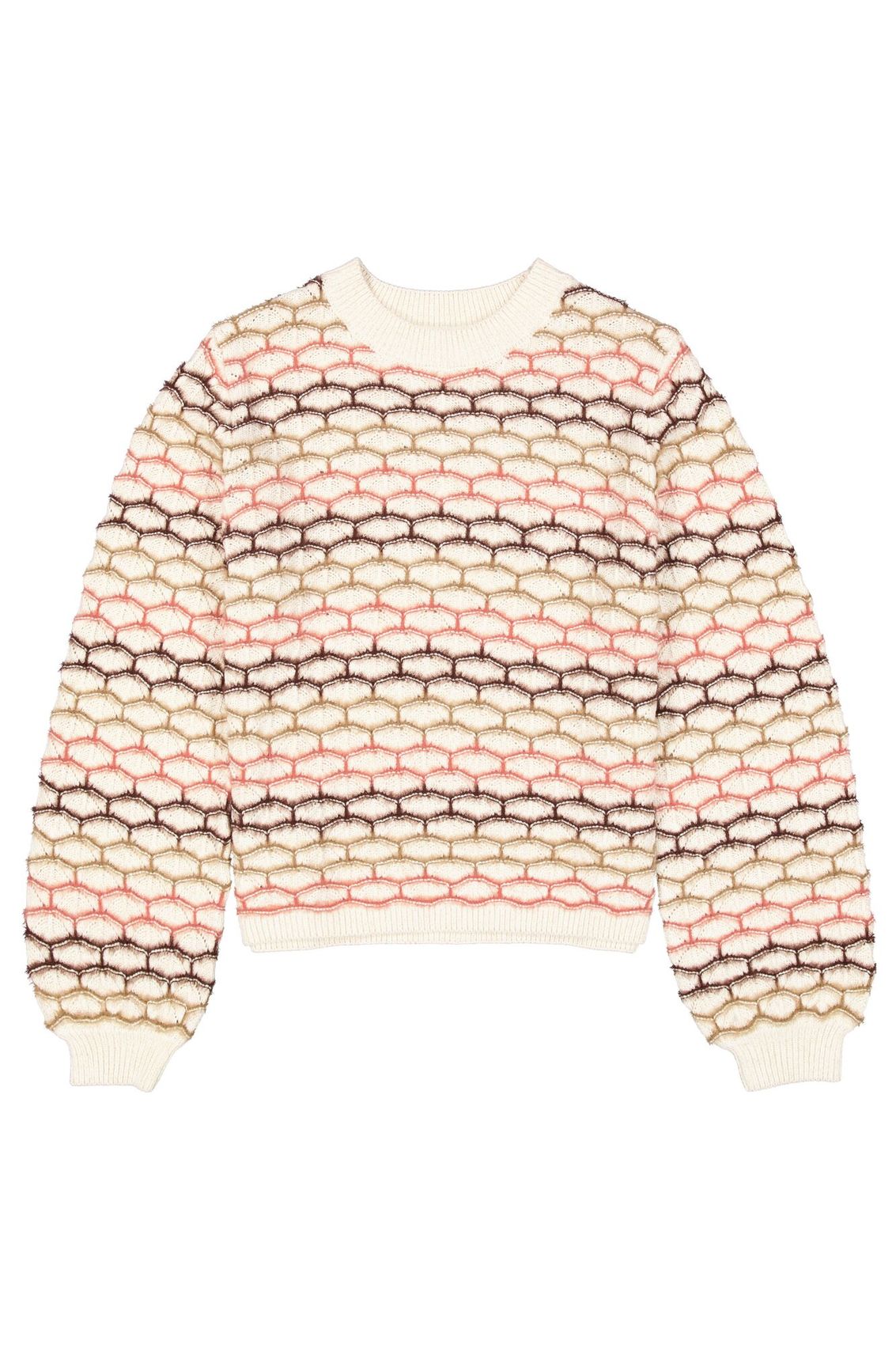Pullover mit metallischen Garn