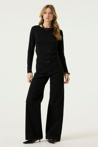 Langarmshirt mit Glitzer