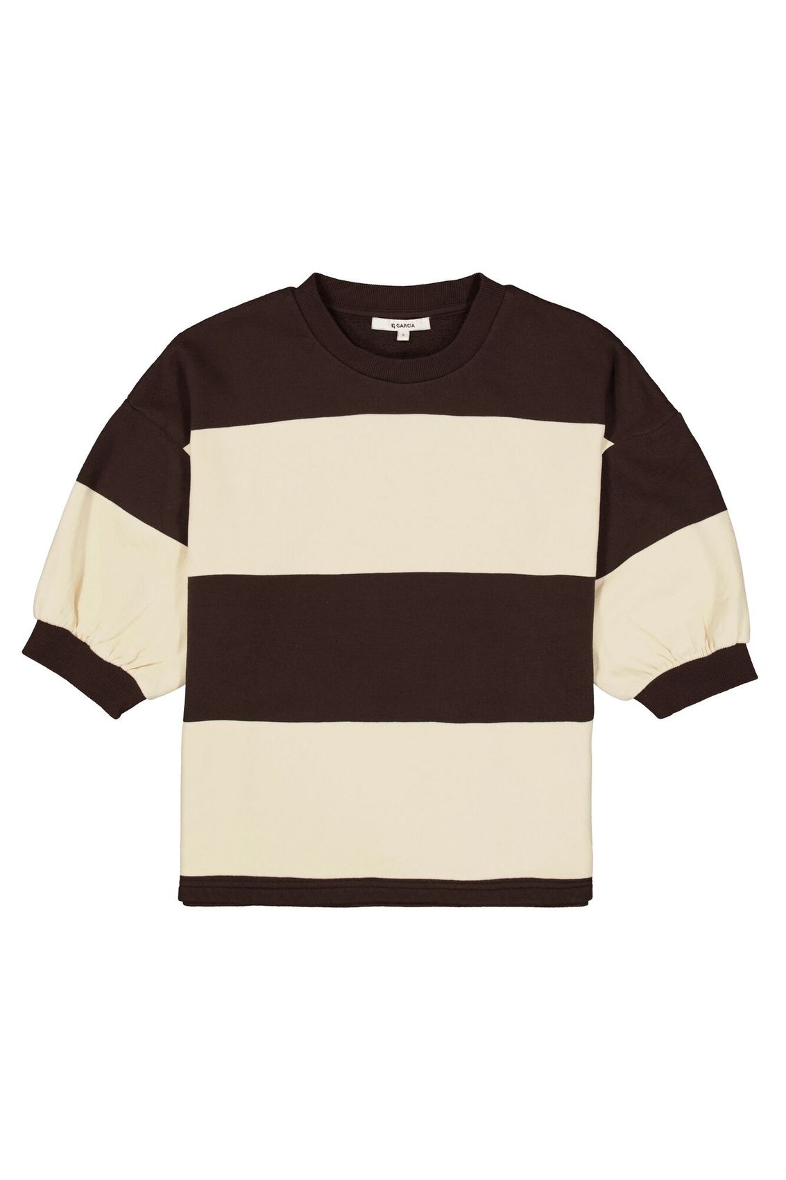 Sweatshirt mit Blockstreifen
