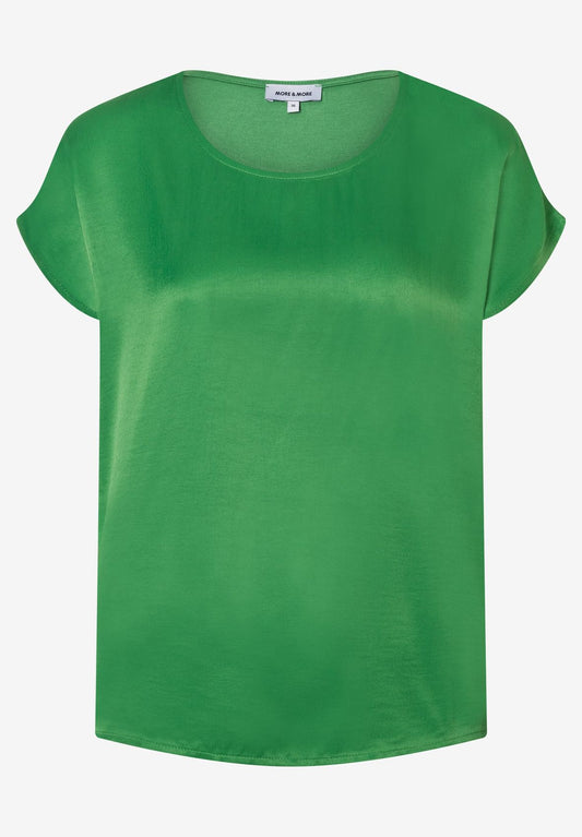 MORE & MORE Shirt mit Satinfront