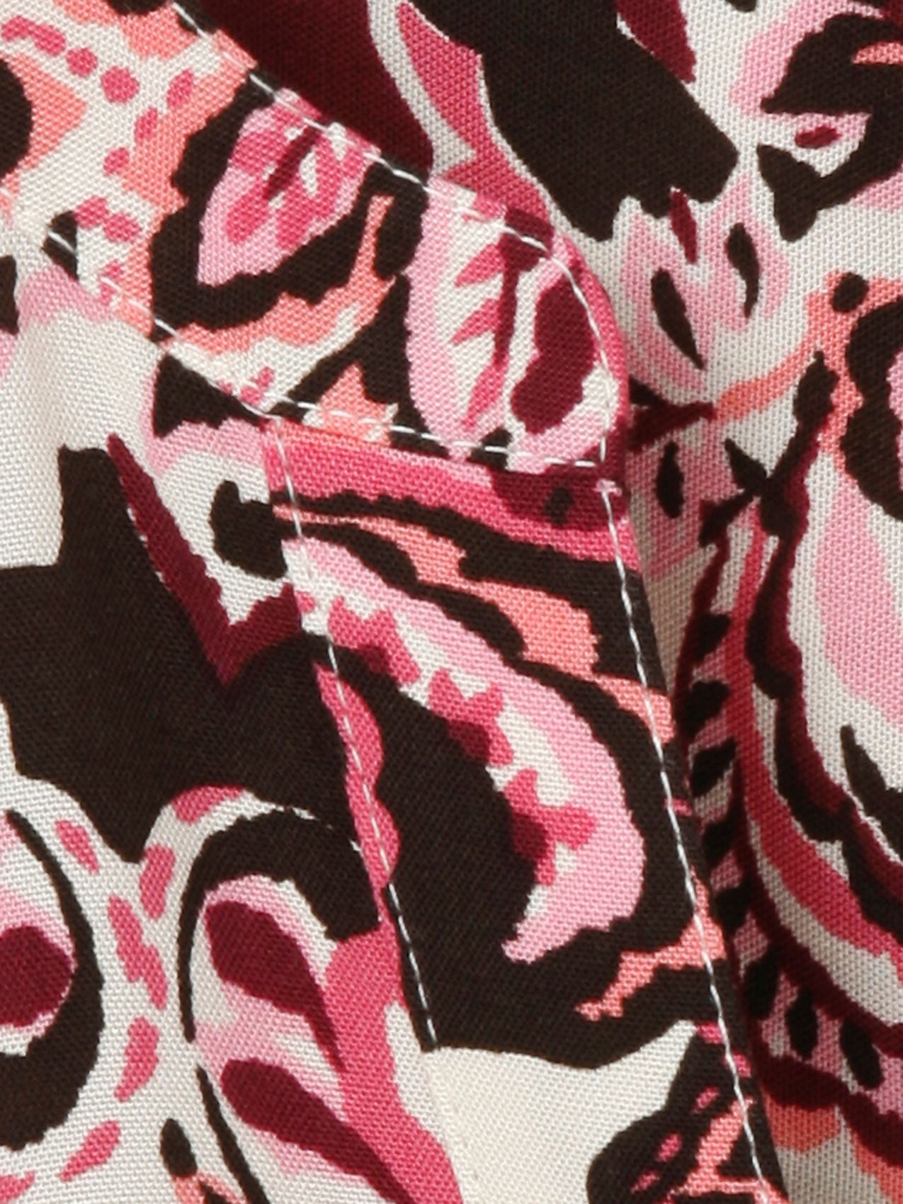 Bluse V-Ausschnitt 3/4 Arm Druck