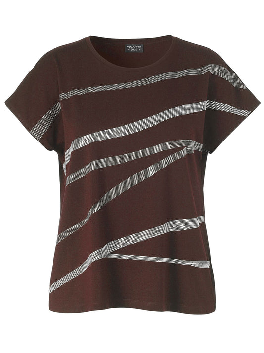 VIA APPIA T-Shirt Rundhals 1/2 Arm Motiv 54