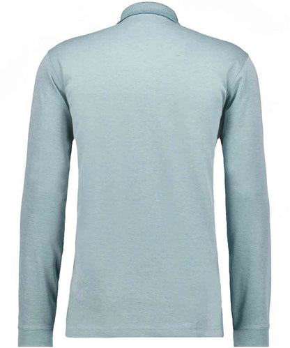 RAGMAN Softknit-Polo mit Brusttasche, Langarm