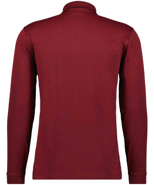 RAGMAN Softknit-Polo mit Brusttasche, Langarm