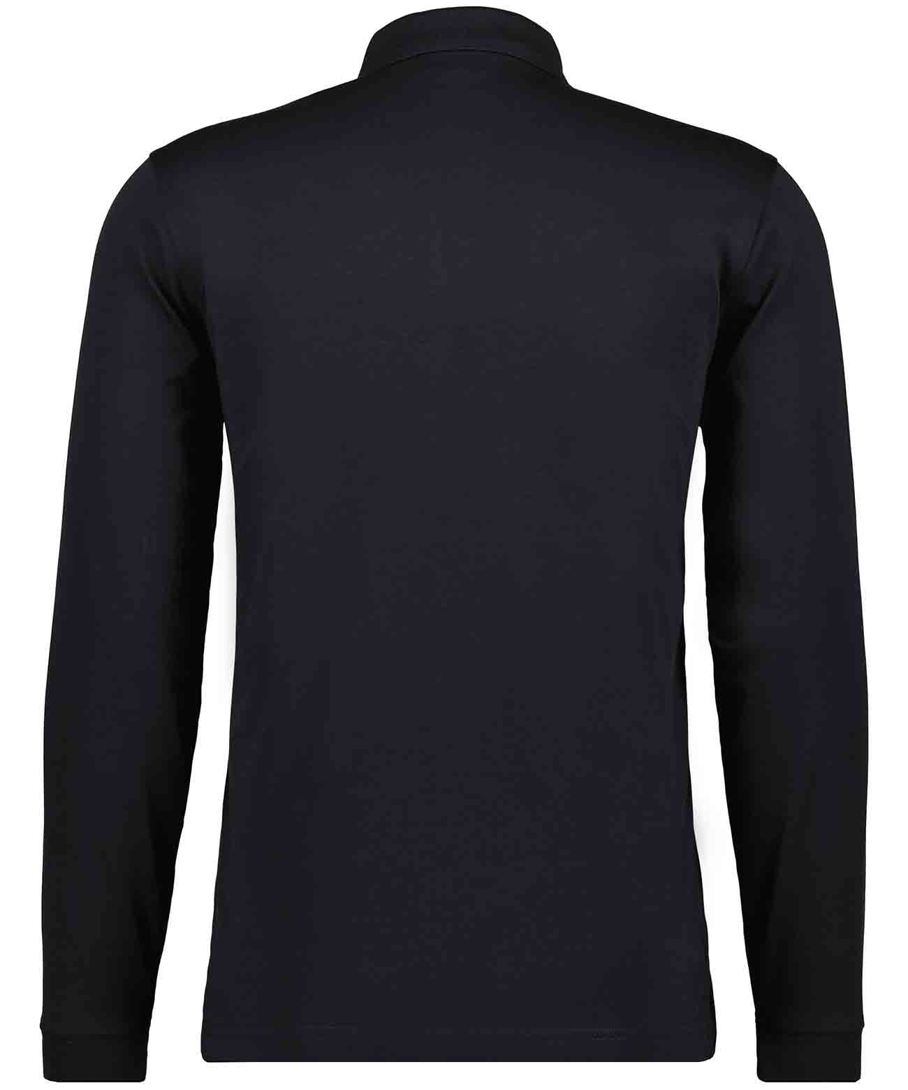 RAGMAN Softknit-Polo mit Brusttasche, Langarm