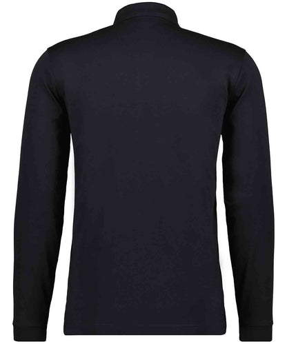 RAGMAN Softknit-Polo mit Brusttasche, Langarm