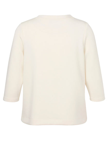 Sweatshirt Rundhals 3/4 Arm Schmuck