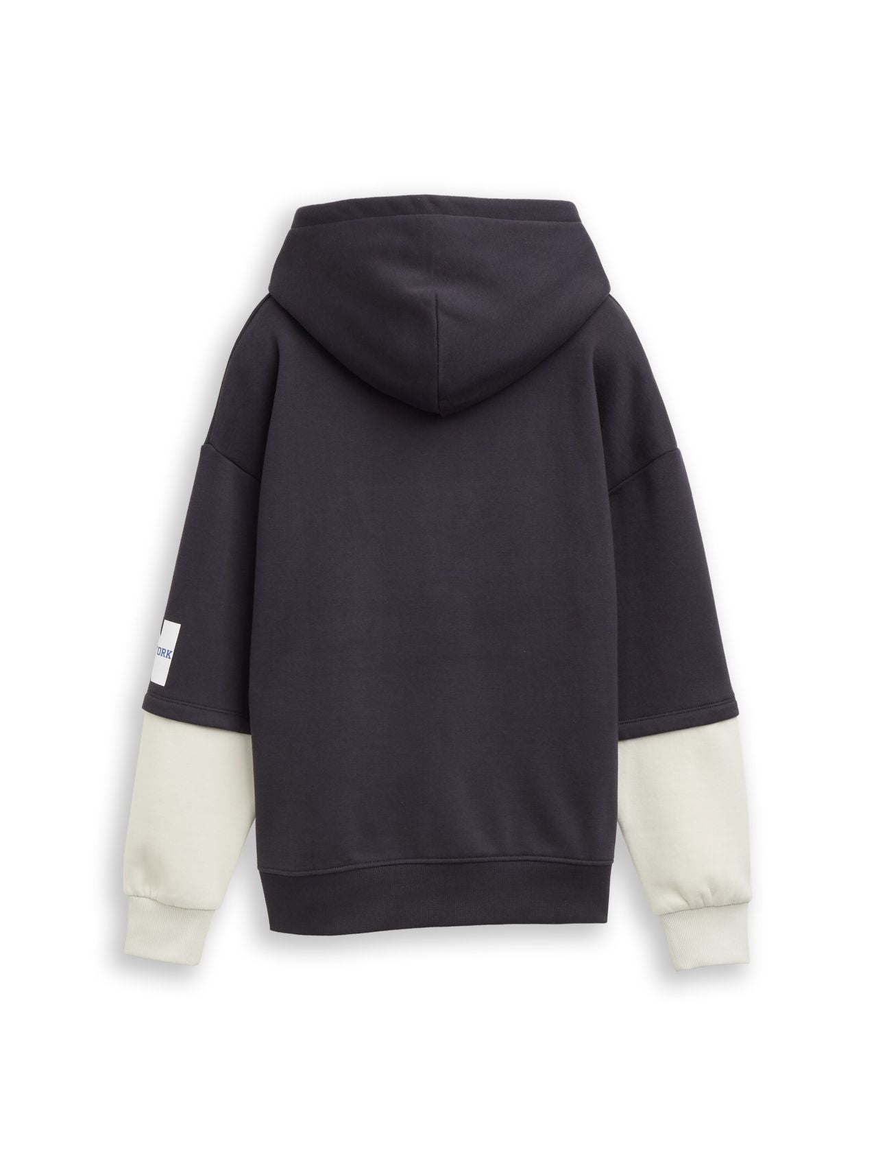 TOM TAILOR Hoodie mit Kontrastärmeln
