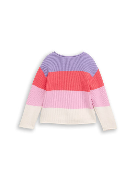TOM TAILOR Strickpullover mit Colour Blocking