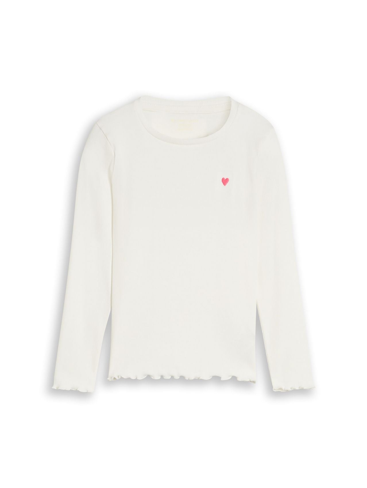 TOM TAILOR Langarmshirt mit Rippstruktur