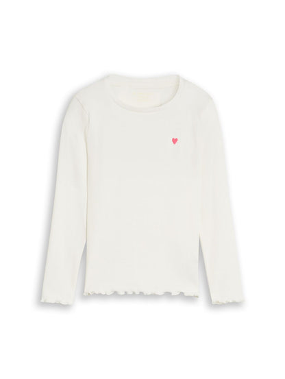 TOM TAILOR Langarmshirt mit Rippstruktur