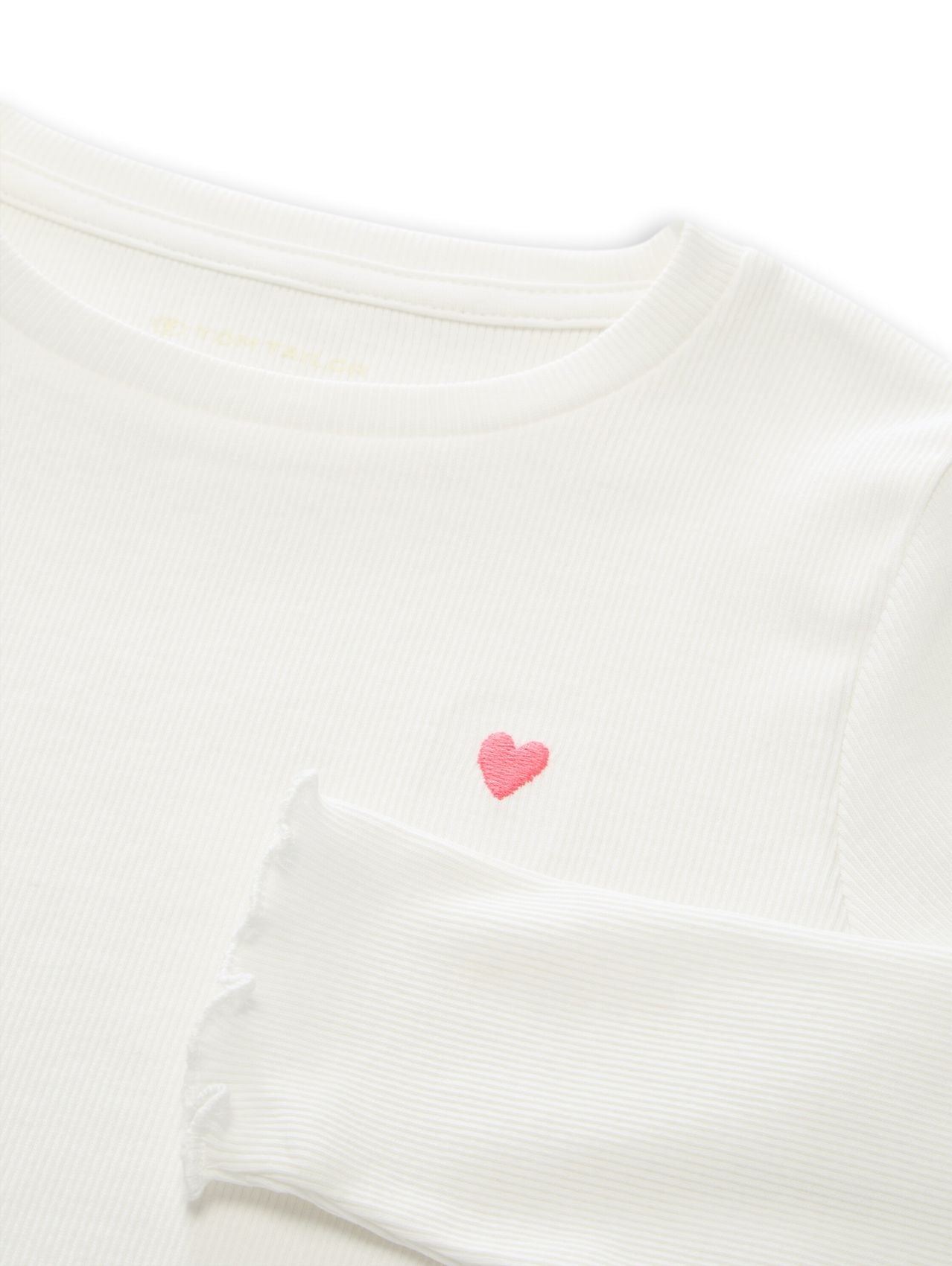 TOM TAILOR Langarmshirt mit Rippstruktur