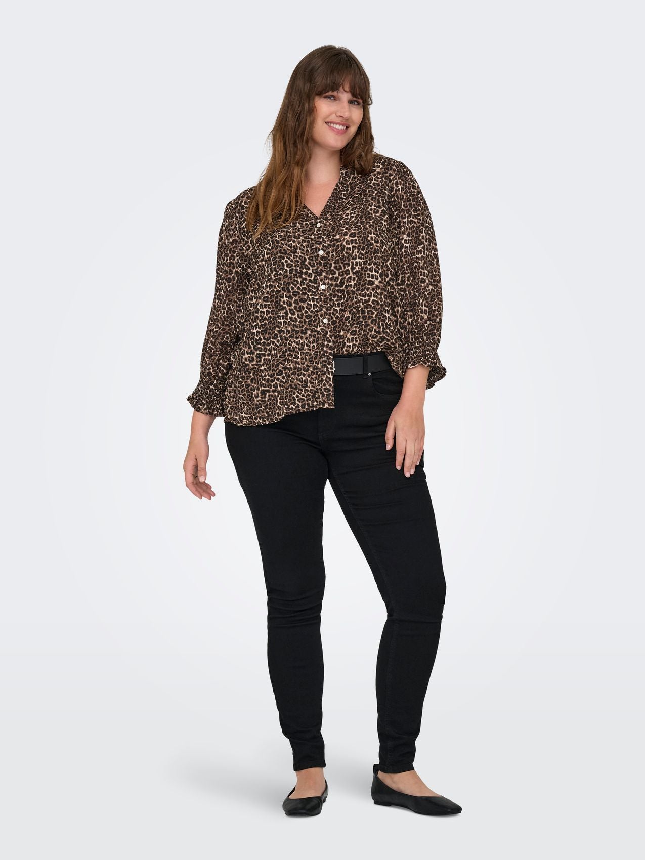 ONLY CARMAKOMA CARRAYA 3/4 SHIRT WVN NOOS