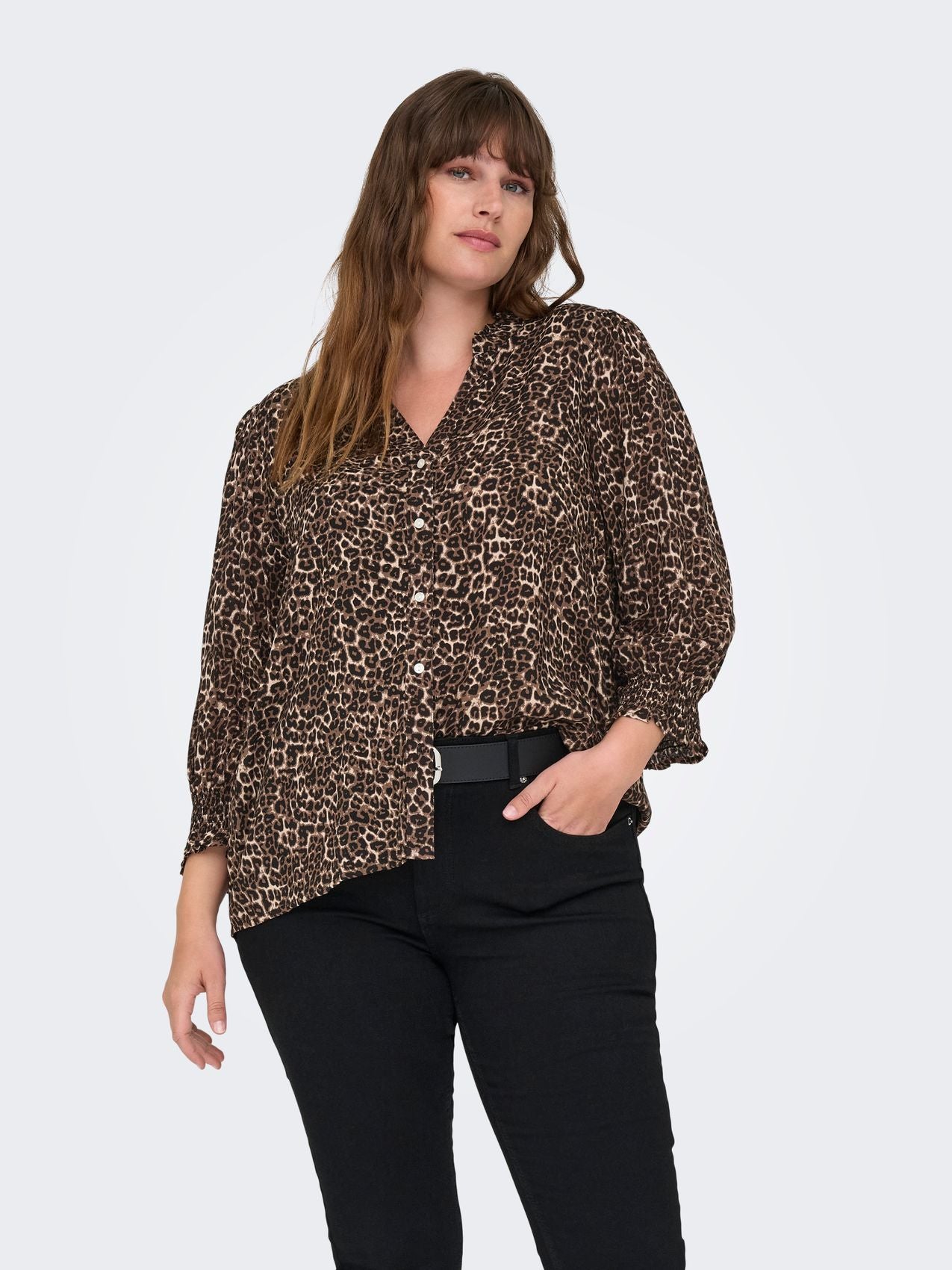 ONLY CARMAKOMA CARRAYA 3/4 SHIRT WVN NOOS