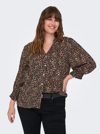 ONLY CARMAKOMA CARRAYA 3/4 SHIRT WVN NOOS