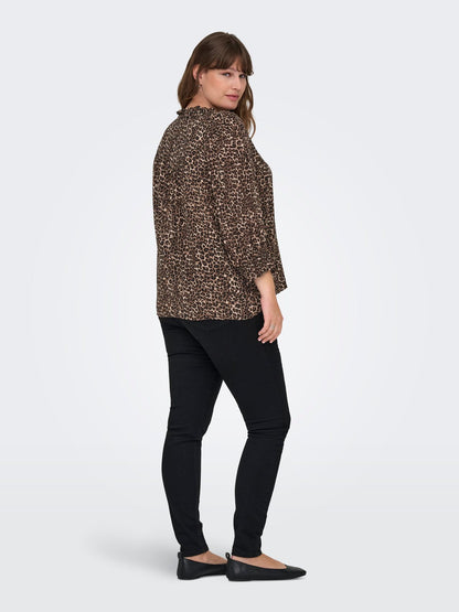 ONLY CARMAKOMA CARRAYA 3/4 SHIRT WVN NOOS