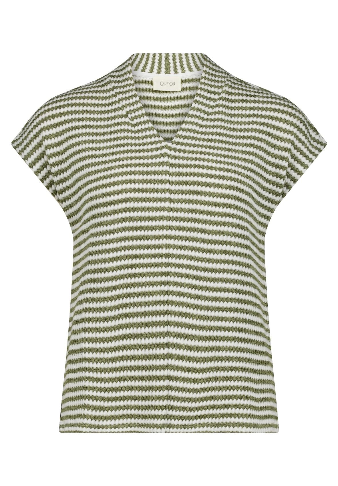 CARTOON Ringelshirt mit V-Ausschnitt