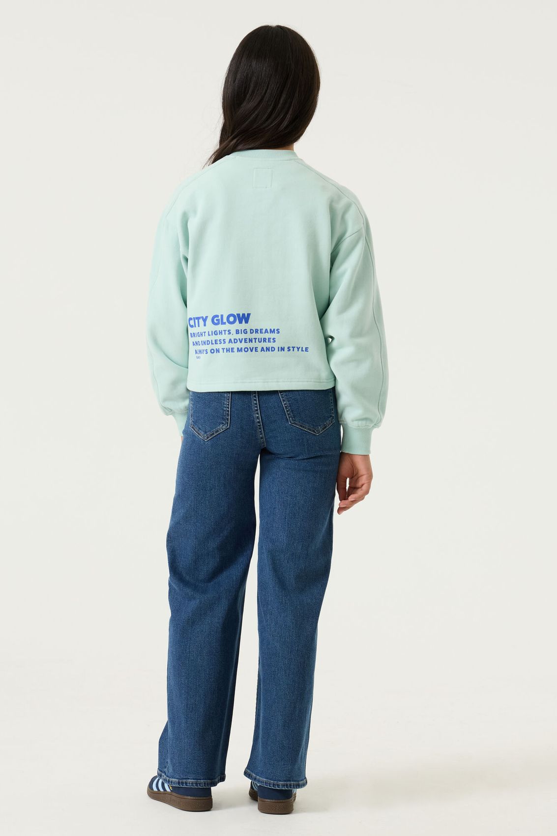 GARCIA Sweatshirt mit Front- und Backprint