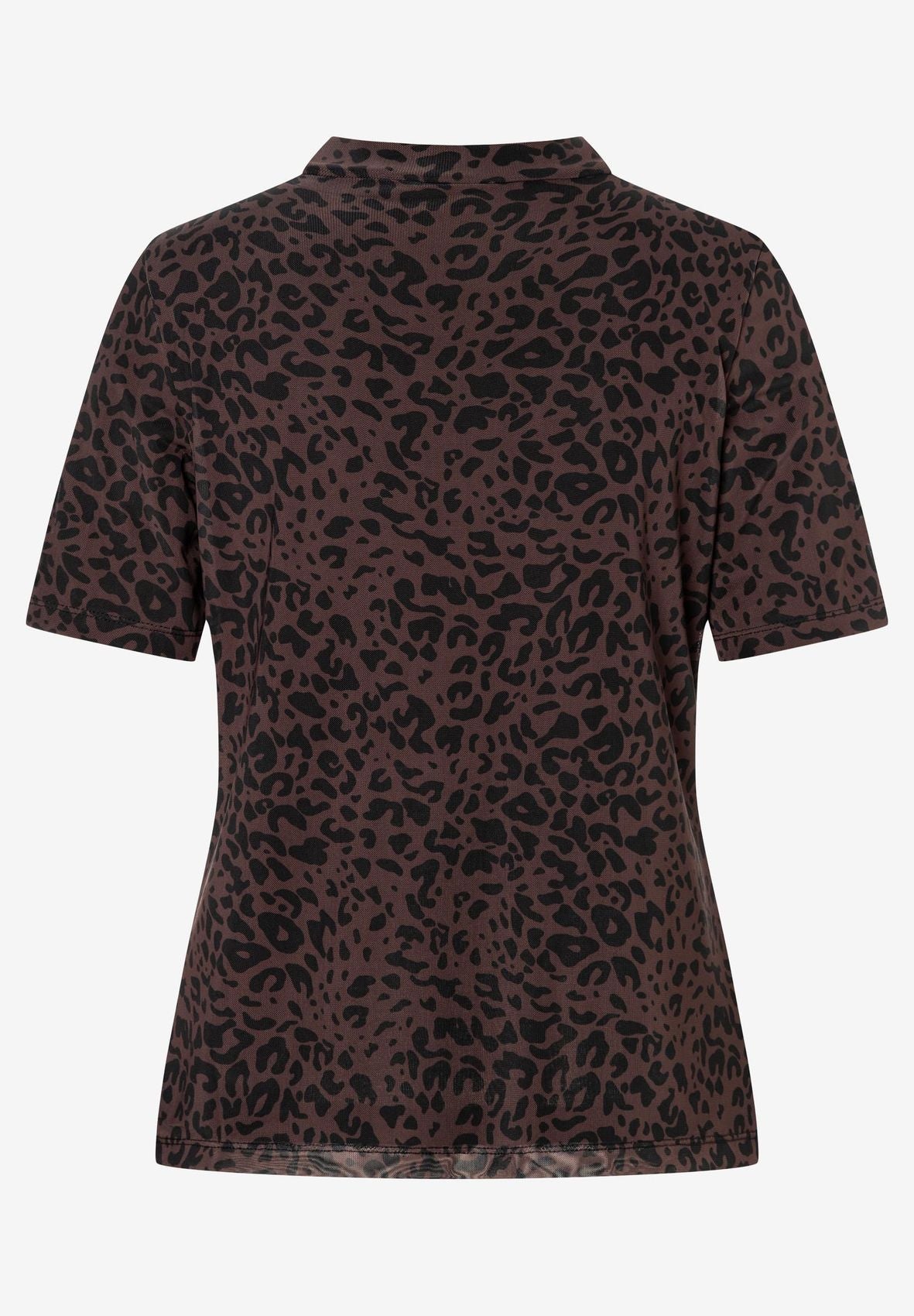 MORE & MORE Meshshirt mit Leomuster