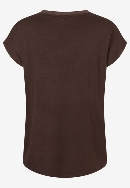 MORE & MORE T-Shirt mit Satinfront 36