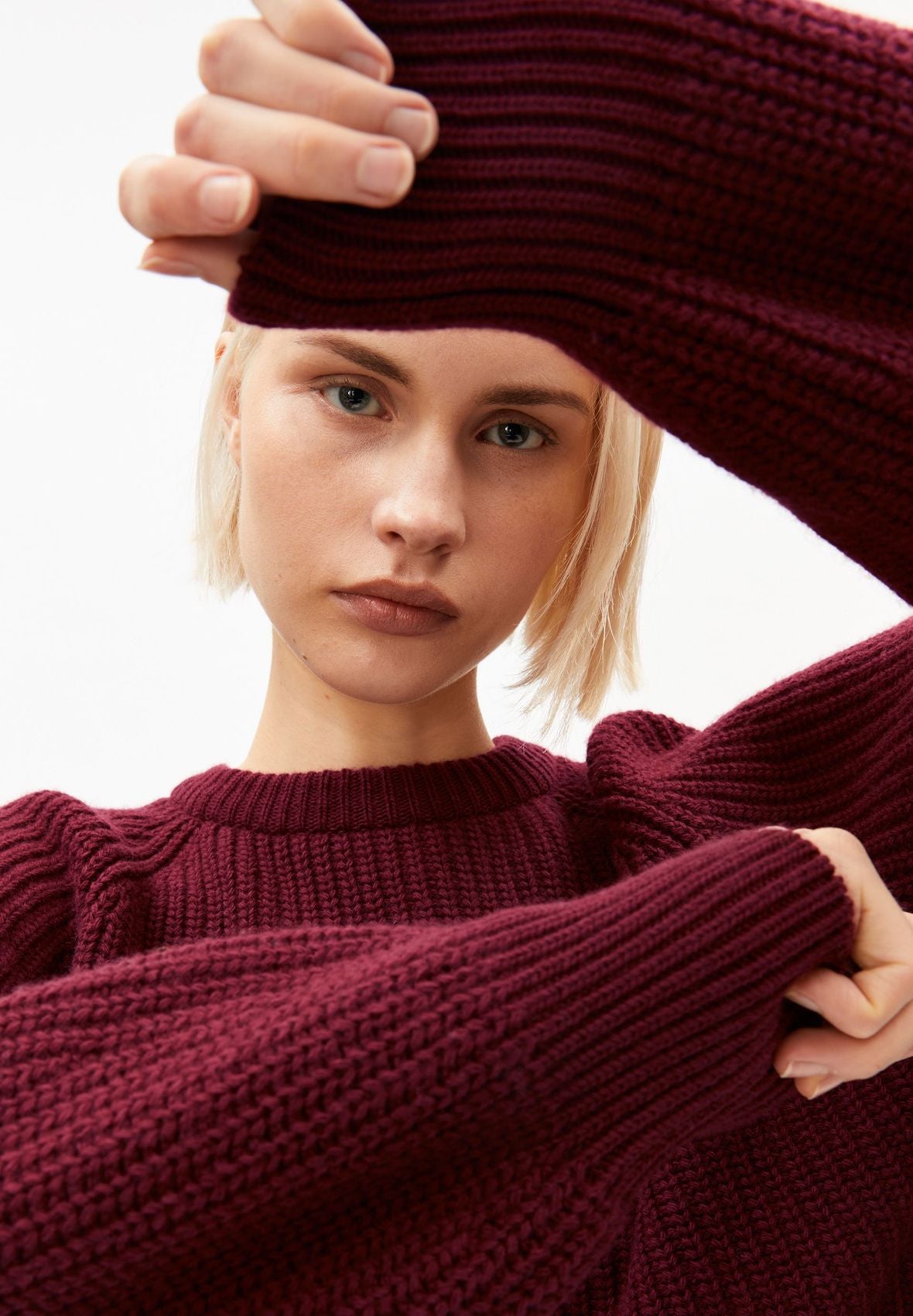 ARMEDANGELS RIB KNIT SWEATER