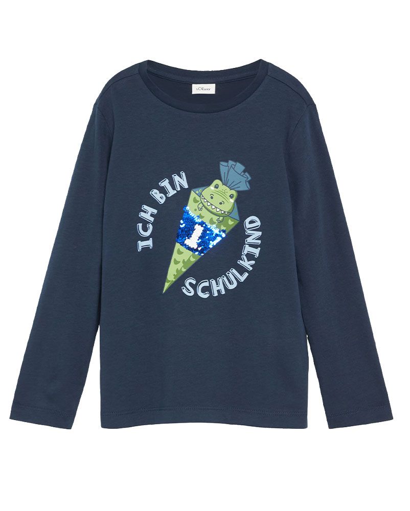 OLIVER TWIST Langarmshirt mit Einschulungsmotiv