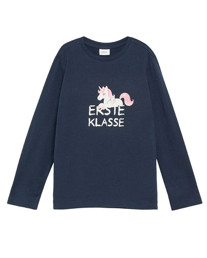 OLIVER TWIST T-Shirt mit 1.Klasse Frontprint