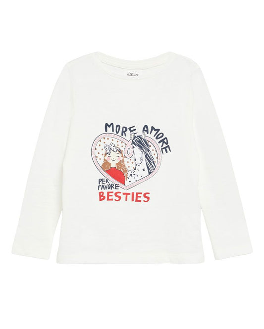 OLIVER TWIST T-Shirt mit Glitzerprint