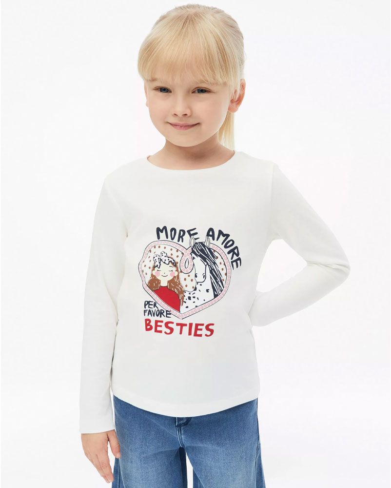 OLIVER TWIST T-Shirt mit Glitzerprint