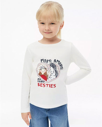 OLIVER TWIST T-Shirt mit Glitzerprint