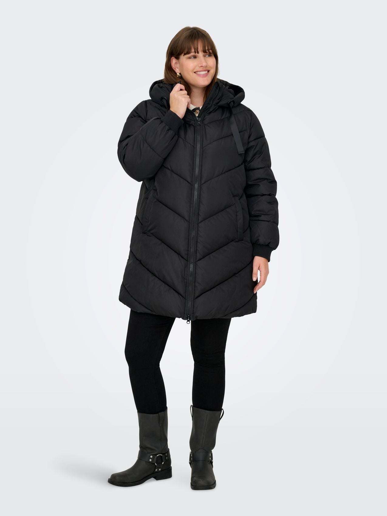 ONLY CARMAKOMA CARMOON HOOD JACKET OTW