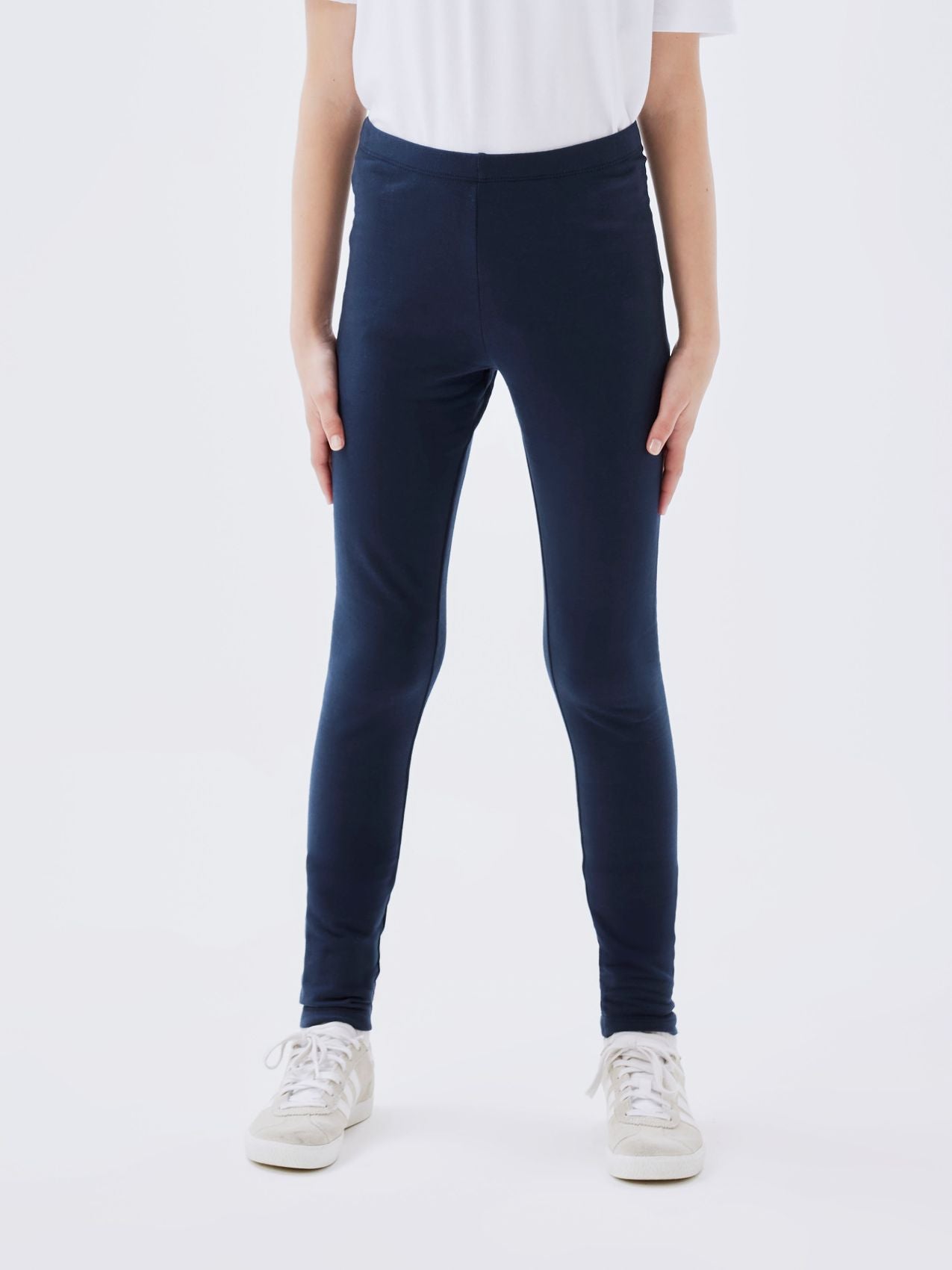 BESTSELLER NKFDAVINA SOLID SWE LEGGING BRU N NOOS