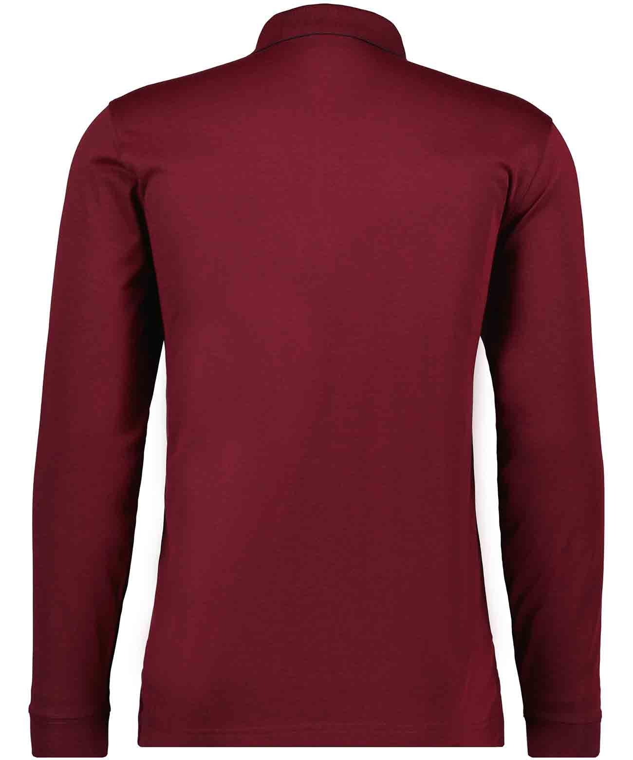 RAGMAN Softknit-Poloshirt mit Reissverschluss, Langarm