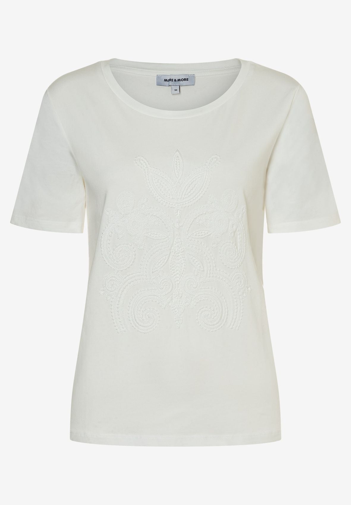 T-Shirt mit Stickerei auf der Front