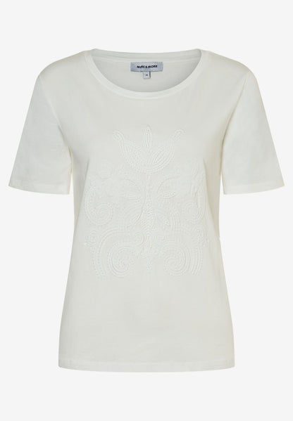 T-Shirt mit Stickerei auf der Front