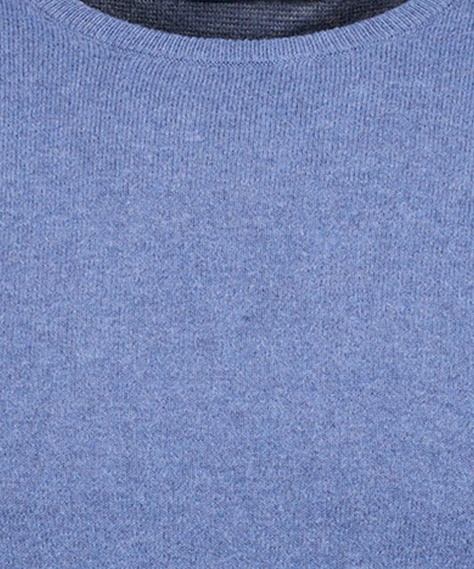 RAGMAN Strickpullover Rundhals, Baumwolle/Kaschmir