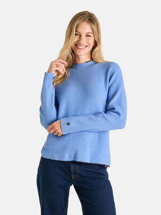 LIEBLINGSSTÜCK Pullover mit Kontrastnähten