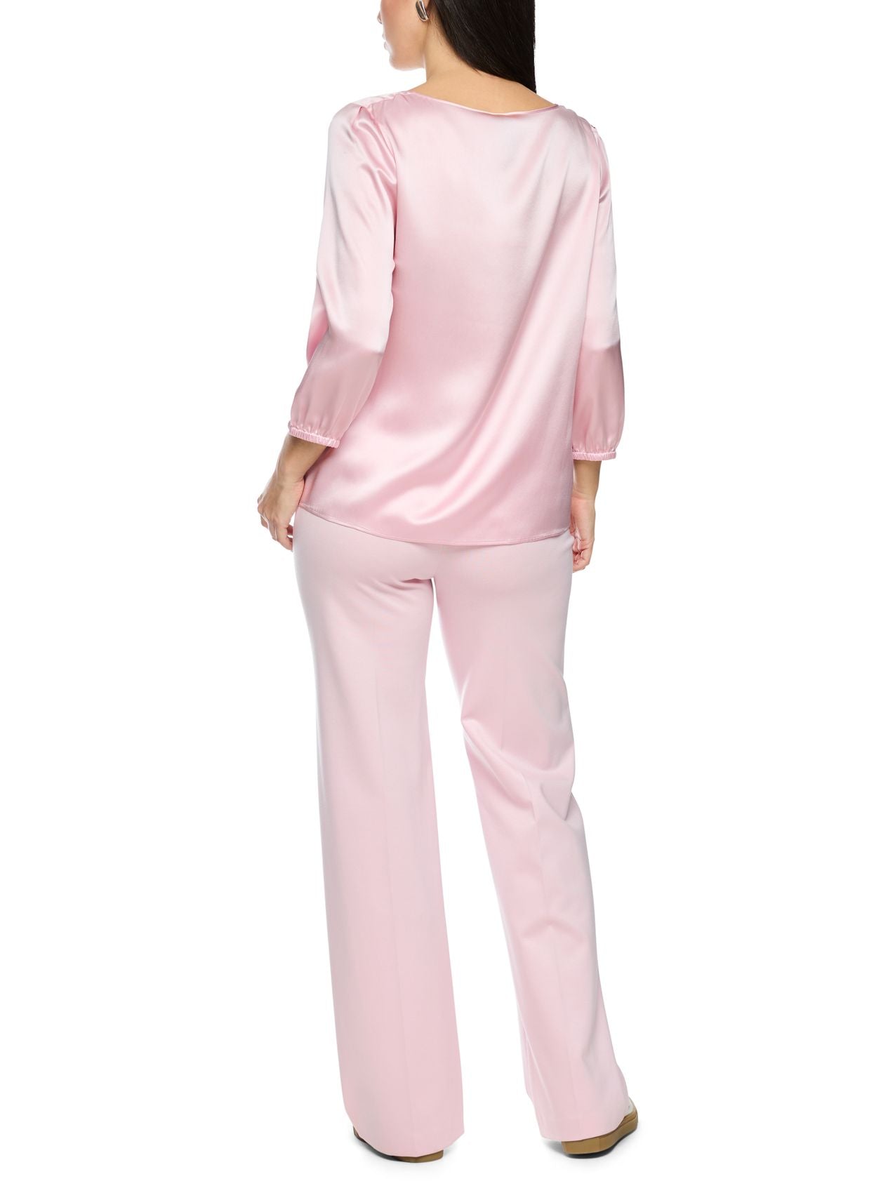 Seidenbluse mit 3/4-Arm